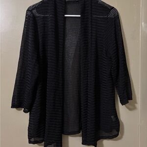 Notations Black Knit Cardigan